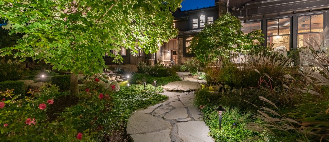 exterior path lighting in Crown Point, IN